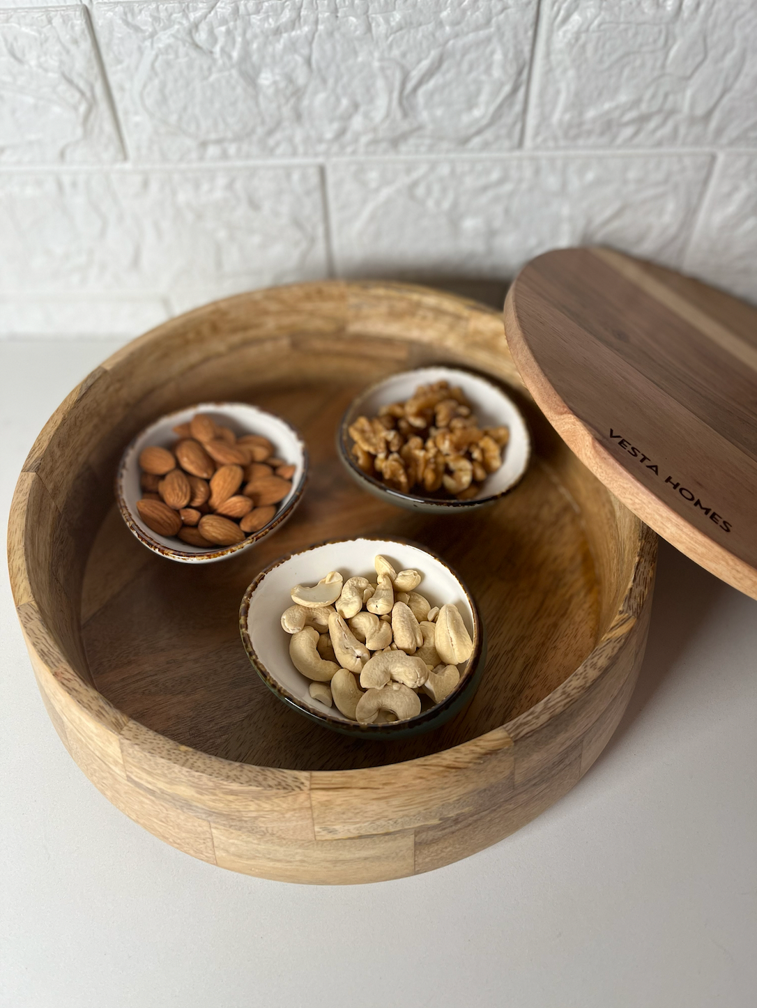 Thalia Wooden Casserole Box