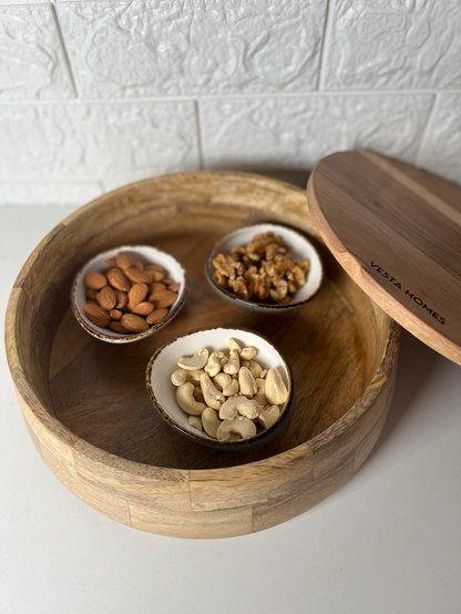 Thalia Wooden Casserole Box
