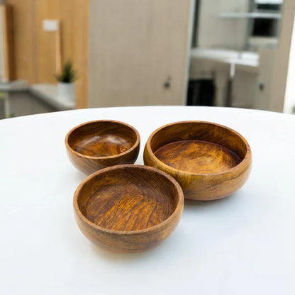 Wooden Bowl set of 3 - Sheeshan Wooden Bowl Set